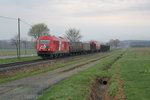 2016 901-7 der steirischen Landesbahnen wird in Kürze den Bahnhof Oberwart erreichen, April 2013