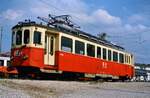 ET 23 105 der Lokalbahn Gmunden-Vorchdorf vor der Hauptwerkstätte Vorchdorf.