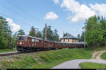 E 10 der Mariazellerbahn durchfährt am 27.