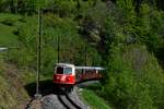 Zwischen Winterbach und der Betriebsausweiche Ober Buchberg verläuft die Mariazellerbahn durch ausgedehnte Laubwälder.