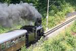 399.06 (angeschrieben als Mh.6) des Eisenbahnclub Mh.6 am 27.Juli 2014 gegenüber des Bahnhof Wienerbruck-Josefsberg.