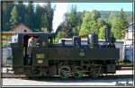 Dampflok BH 1 der Steirischen Murtalbahn im Bahnhof Murau-Stolzalpe.