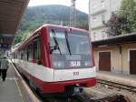 Steuerwagen 102 im Bahnhof Zell am See; 26.8.09