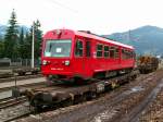 Der beim Hochwasser eingeschlammte 5090 007 fertig verladen zum transport nach St.Plten