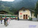 Zum Besuch der sehenswerten Krimmler Wasserflle empfiehlt sich die romantische Anreise mit der Pinzgau-Bahn.