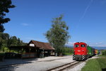 Kraubath in der Weststeiermark am Freitag dem 22.07.2016 MK48.2019 fährt mit ihrem Sonderzug ein