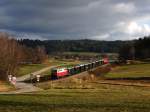 Adventzug zwischen Weitra und Altweitra mit 2095.05 und 2095.12   Waldviertlerbahn   01.12.2013.