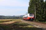 Als SB4117 von Graz Hbf nach Spielfeld-Straß legt sich am 10.9.2020 der Cityjet 4744 043 kurz vor Retznei sehr elegant in den Gleisbogen.