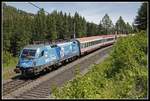 470 008 mit EC158 bei Breitenstein am 27.05.2020.