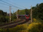 Der letzte Railjet-Taurus 1116 251  railjet fifty-one  legte sich am 23.08.12 an der Steinbauer Wiese bei Eichberg in die Kurve als er mit RJ 632 (Villach Hbf - Wien Meidling) unterwegs war.