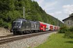 1116 153 (CATS) mit Zug 2341 bei Payerbach am 13.07.2013.