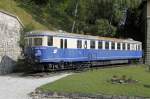 5144 001 der als Denkmal neben dem Bahnhof Semmering steht,aufgenommen am 21.08.2013.