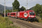 1116 225 (ÖFB) als Railjet bei Mürzzuschlag am 27.07.2016.