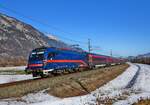 Während der Streckensperre der Unterinntalbahn zwischen Hall in Tirol und Innsbruck wurden interessanterweise einige Fernverkehrszüge über die Bestandstrecke und nicht über den