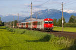 80-73-110-3 mit Schublok 1144 241-7 zwischen Hohenems und Dornbirn. 1.6.18