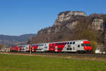 Die Dosto Garnituren verkehren derzeit auf der Vorarlbergbahn nur in dreiteiliger Garnitur.