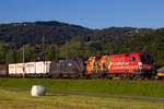 Feuerwehrlok (1016 048-1) und Cobralok (1116 162-6) zusammen in Dornbirn Haselstauden.