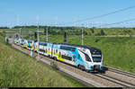 Planverkehr auf der Schnellfahrstrecke der neuen Westbahn am 29.