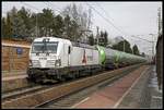 193 815 mit Güterzug in Pasching am 31.01.2019.