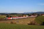 1116 246 (Bundesheer) mit OEC 568 bei Pndorf (30.03.2008)