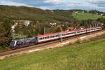 An 15.10.2011 konnte auf der Sonnleitn zwischen Rekawinkel und Eichgraben-Altlengbach der OIC 848 mit 1116 250 an der Spitze abgelichtet werden.