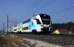 WESTbahn Management GmbH MEA 4010 Stadler KISS als 17513 Freilassing - Wien Westbhf., Westbahn KBS 101 Salzburg - Linz, fotografiert zwischen Bhf. Redl-Zipf und Gampern am 15.03.2012 