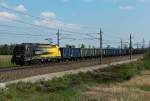 Die 1216 210 auf dem Weg nach Linz zwecks ETCS einbau mit dem GAG 47005 bei Groß Sierning am 27.04.2014.