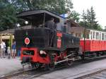 Zahnradlok Nr 4 “Hannah” auf Bahnhof Jenbach Achenseebahnstation am 15-08-2010.