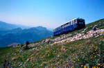 1986 waren noch beide Wagen der ÖBB-Baureihe 5099 auf der Schafbergbahn eingesetzt.