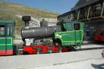 Lokomotive Z11 der Schafbergbahn (SKGB) in der Station Schafbergspitze am 5.8.2007