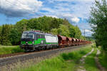 193 765 ELL/SETG mit einem Düngerzug bei Postbauer-Heng Richtung Nürnberg, 21.06.2020