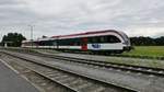 S-Bahn Steiermark Triebzug 95 81 5063 009-2 A-GKB bei der Ausfahrt aus Preding-Wieselsdorf, 04.08.2019