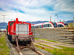 Graz. Zwischen den ganzen Stadler Gelenktriebwagen, steht im Graz-Köflacherbahnhof auch eine schon ziemlich alte Dame abgestellt: Die 2600 003.