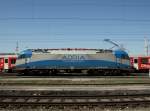 Die 1216 922 von ADRIA Transport am 28.03.2009 bei einer Rangierfahrt in Salzburg Hbf.