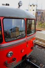 Ein weiteres geschichtlich wertvolles Detail der Graz Köflacher Eisenbahn ist das Stellwerk Deutschlandsberg das sich hier im alten  Ürdinger  spiegelt.