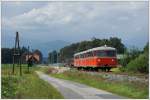 VT 10.02 als SPZ 8547 bei der Durchfahrt in Dietmannsdorf am 30.8.2014.