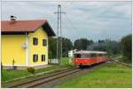 VT 10.02 als SPZ 8547 auf Höhe der AB Lannach am 30.8.2014 in Lannach aufgenommen.