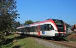 5063.07 am 28.09.2014 verkehrend als S61 von Wies-Eibiswald nach Graz HBF bei der Einfahrt in den Bahnhof Frauental-Bad Gams.