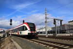 Abfahrt nach Köflach vom Bahnsteig 9 in Graz   21.02.2017