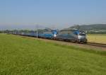 1216 921 + 1216 922  Adria Transport  waren am Morgen des 09.06.2014 mit dem LTE Güterzug 48088 von Tarvisio-Boscoverde nach Hegyeshalom unterwegs, und wurden von mir bei Knittelfeld