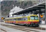 ET 10.107 und ES 10.207 am Endbahnhof Schruns im Montafon.