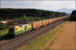 470.502 fuhr im Abendlicht des 10.07.13 mit dem 41373 (Gratwein-Sopron) durch Neunkirchen/N.