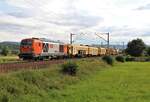 247 903 (RTS) war am 02.08.21 mit einem Bauzugzug in Etzelbach zu sehen.