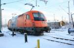 RTS 1216 902-7 am 09.01.2009 im DB Bahnhof Guben