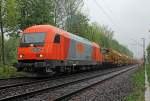 2016.905 der RTS mit Bauzug zwischen Rhndorf und Bad Honnef am 06.05.2012