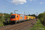 Die 1216 901 von RTS mit kurzem Bauzug in Deuerling auf dem Weg nach Nürnberg. Aufgenommen am 07.05.2016