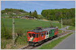 ET 2 als R 8608 am 55.4.2019 zwischen den Haltestellen Hofstätten und Maierdorf aufgenommen.