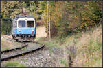 Leider erst am Heimweg war uns die Sonne gut gesinnt. Fotofahrt mit dem ET 1 auf der Gleichenbergerbahn 23.10.2021