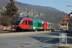 Am 4.03.2013 wurde der 4062 002 als S11 bei der Ortsdurchfahrt von Deutschfeistritz fotografiert.