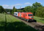 STLB 2016 901 leistete heute den 18.05.2013 erstmals dem STEC 43303 ab Gleisdorf Vorspann (zweite Lok Metrans 761 004).